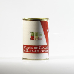 Coeur de canard de Barbarie confits, 390gr