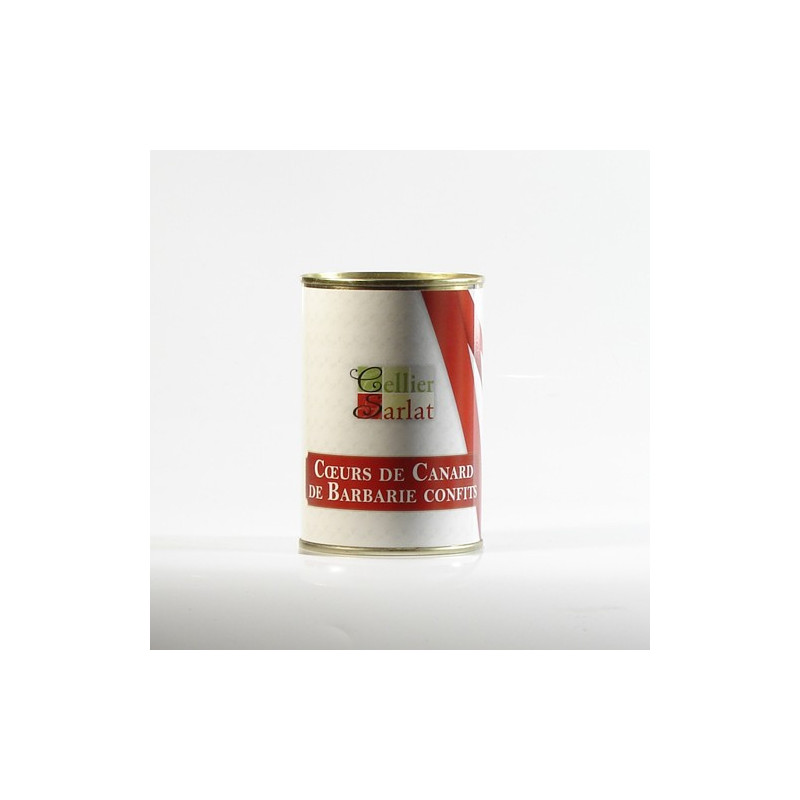 Coeur de canard de Barbarie confits, 390gr