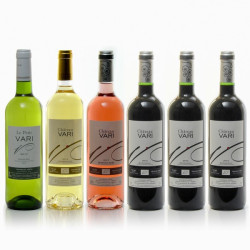Assortiment de 6 bouteilles du Château Vari