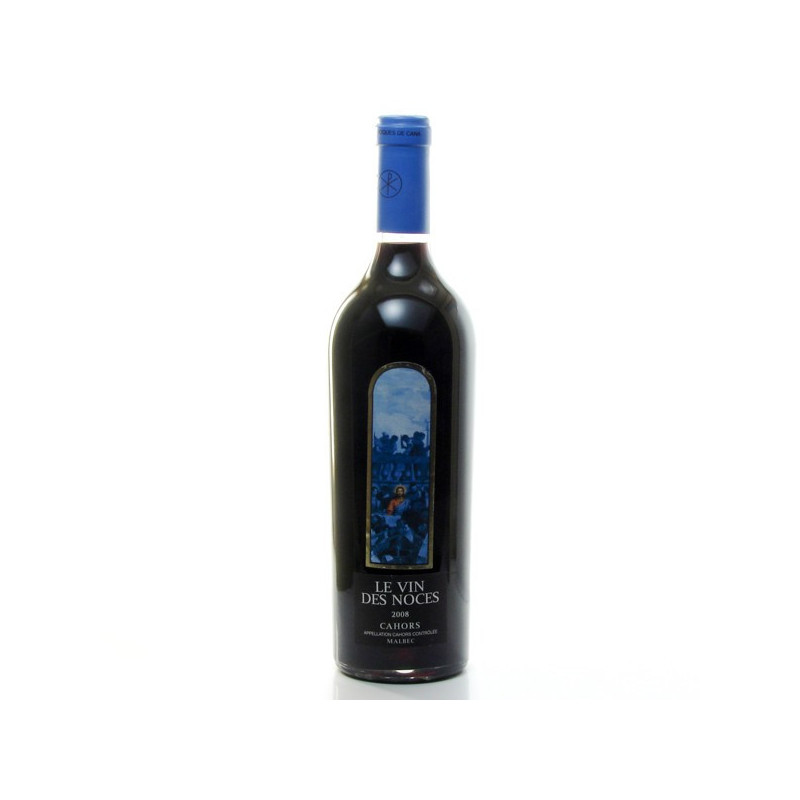 Domaine Les Roques de Cana Cuvée "Le Vin des Noces"2008 AOC Cahors, 75cl 100% Ma Domaine Les Roques de Cana Cuvée "Le Vin des Noces"2008 AOC Cahors, 75cl 100% Ma