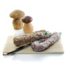 Lot de saucisson de canard et saucisson aux cêpes, 2x250g
