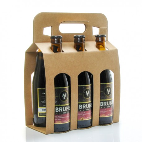 Pack de 6 bières brunes Brasserie Michard 6 x 33cl