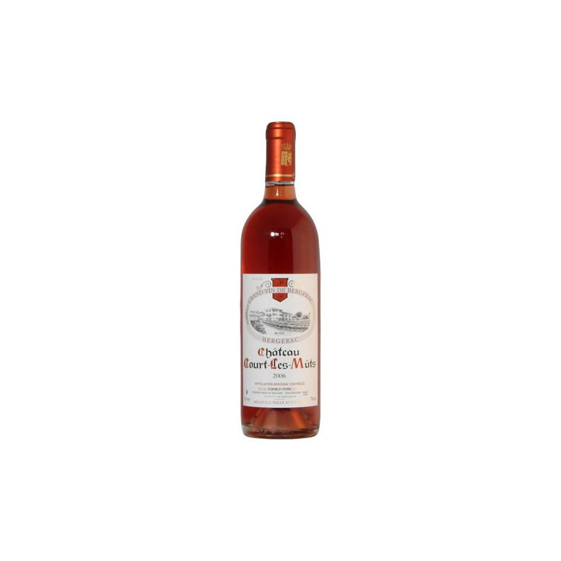 Château Court les Muts 2007 AOC Bergerac Rosé, 75cl