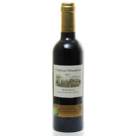 Château Miaudoux AOC Bergerac Rouge Bio 2017 37.5cl