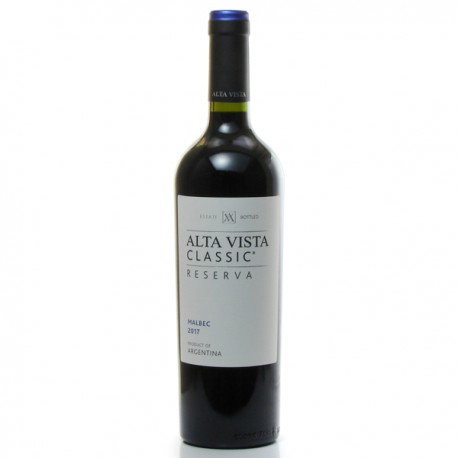 Alta Vista Malbec Classic Reserva Argentine Mendoza Rouge 2017 75cl