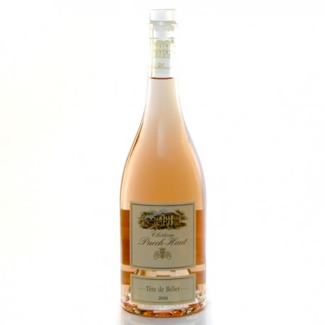 Château Puech Haut Cuvée Tête de Bélier AOP Languedoc Rosé 2018 75cl