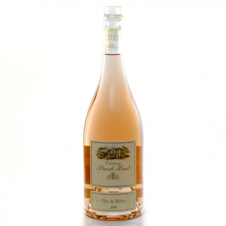 Château Puech Haut Cuvée Tête de Bélier AOP Languedoc Rosé 2018 75cl