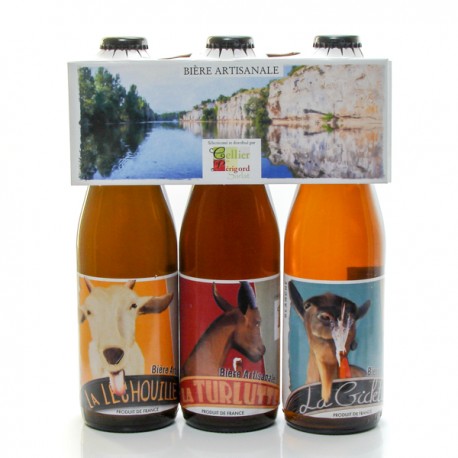 Tripack Bières Artisanales La Léchouille 3x33cl