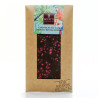 Tablette Chocolat au Lait et pétales de roses