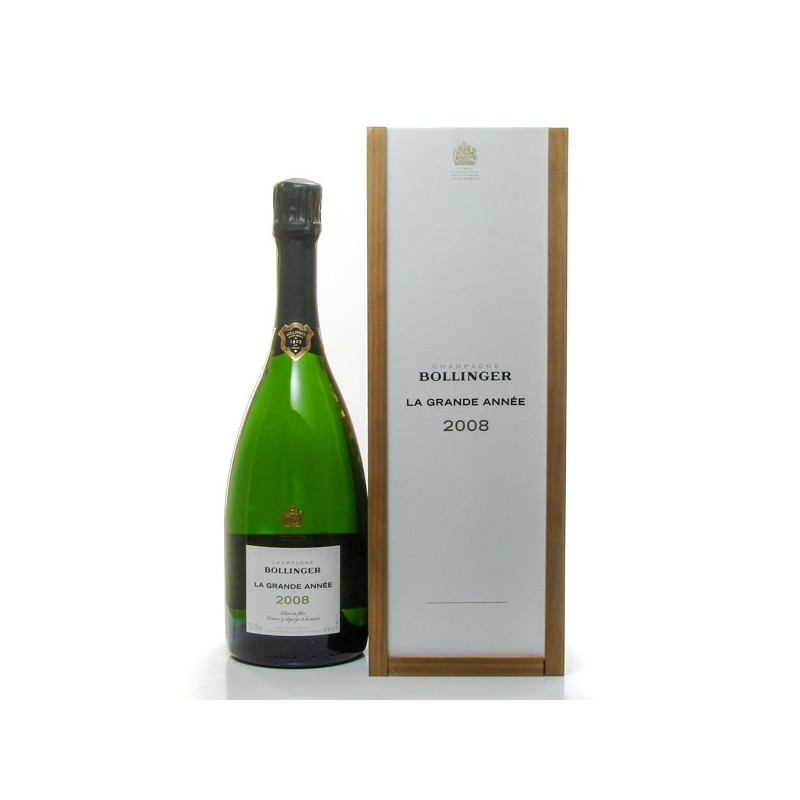 Champagne Bollinger Grande Année 2008 AOC Champagne Brut 75cl : Champagne Bollinger Grande Année 2008 AOC Champagne Brut 75cl :