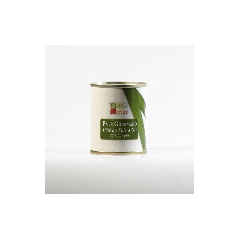 Paté gourmand au foie d'oie 25%, 200g