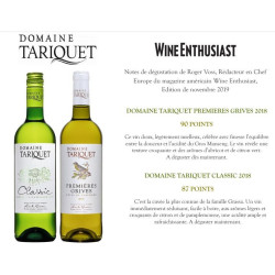 Domaine Tariquet Premières Grives 2018, 75cl