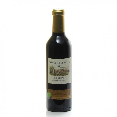 Château Miaudoux AOC Bergerac Rouge Bio 2018 37.5cl