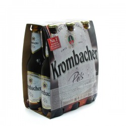 6 Bières Allemandes Krombacher Pils Blonde 33cl