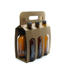 Pack de 6 bières de Belgique Houppe Blonde 6 x 33cl