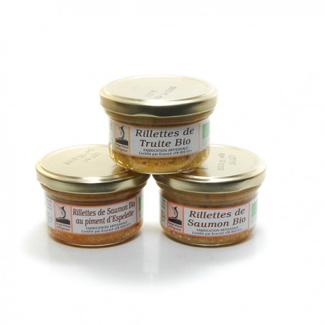 Trio rillettes d'Angresse BIO 3x90g