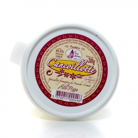 Cancoillotte Ail Rose au Lait Pasteurisé de Vache 200g