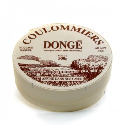 Coulommiers Boite 500g (au lait cru de vache 22% MG sur pdt fini)