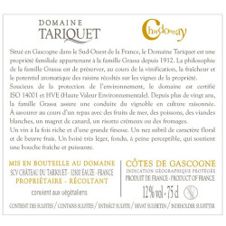 Domaine Tariquet Chardonnay IGP des Côtes de Gascogne Sec 2019 75cl