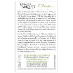 Domaine du Tariquet Classic Côtes de Gascogne 2018, 75cl