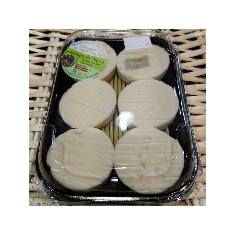 Cabécous au Lait Cru de Chèvre Chevrerie du Lac du Roudet 6x35g soit 210g Cabécous au Lait Cru de Chèvre Chevrerie du Lac du Roudet 6x35g soit 210g