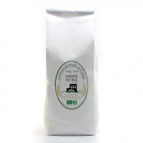 Farine de Blé BIO T80 Les Meules du Moulin de l'Evêque 1kg