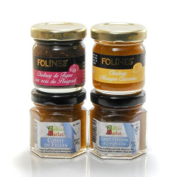 Lot de 4 confits pour Foie Gras soit 180g