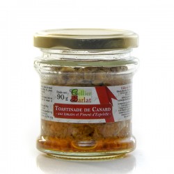 Toastinade de canard aux tomates et piment d'espelette, 90g