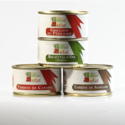 Assortiment de 4 Terrines 130g Dégustation