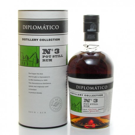 Rhum Diplomatico Distillery Collection N°3 Pot Still Venezuela Ron 47° 70cl