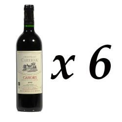 6 Bouteilles Château Carrigou AOC Cahors Rouge 2009, 6x75cl
