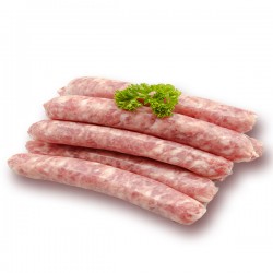 Chipolatas de porc env. 230G +/- 20G x 2 soit 460 +/- 40G