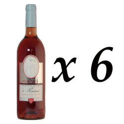 6 Bouteilles Château de Panisseau AOC Bergerac Rosé, 6x75cl