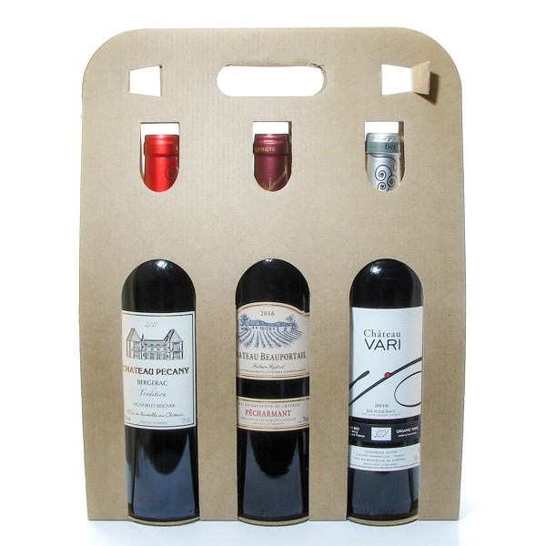 Vins rouges du Languedoc - Coffret cadeau - 3 bouteilles