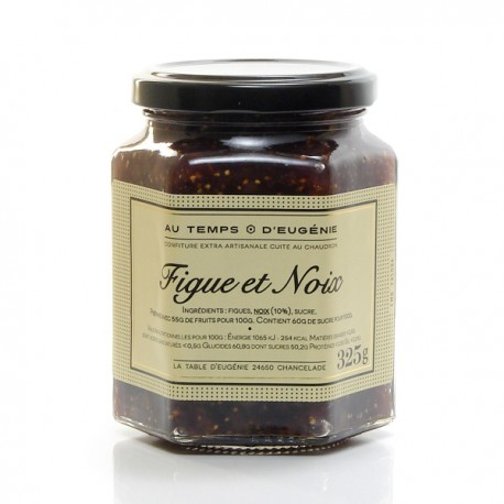 Confiture Artisanale aux Figues et aux Noix, 325g