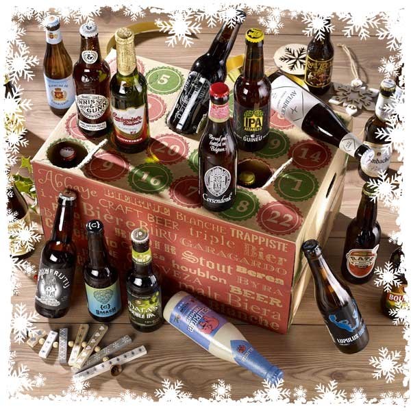 Calendrier de l'avent bières du monde + 1 verre - Marque - Modèle - 24  bières du monde - Esprit espiègle de Noël - Cdiscount Maison