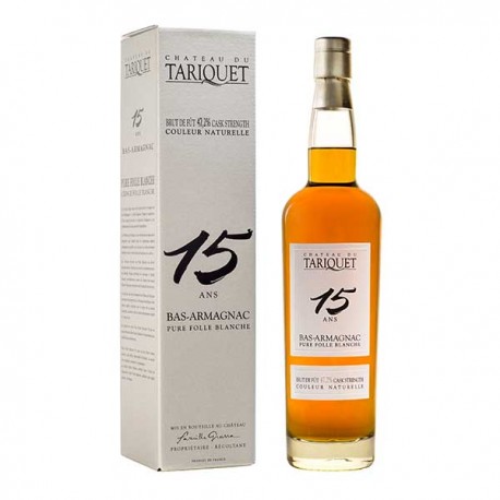 Bas Armagnac du Château Tariquet 15 ans 100% Folle Blanche 75cl