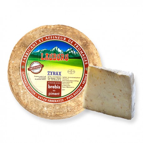 Tomme de Brebis au piment 400g +/- 25g