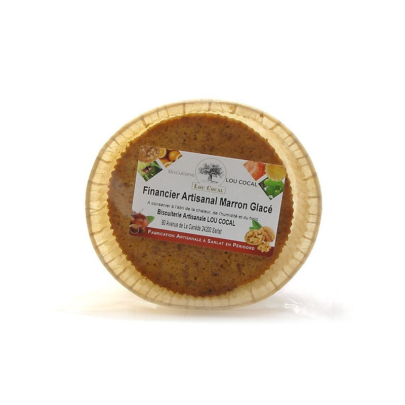 Financier Artisanal Marron Glacé 55g Financier Artisanal Marron Glacé 55g