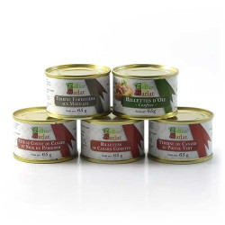 Assortiment de 5 Terrines Dégustation 6x 65g soit 325g