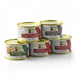 Assortiment de 5 Terrines Dégustation 6x 65g soit 325g