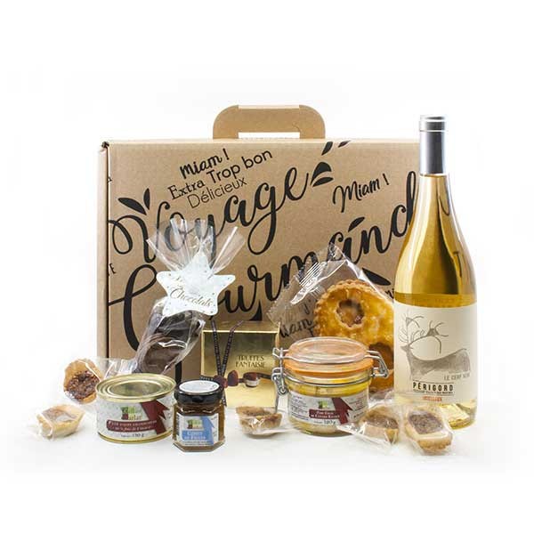 Coffret gourmand, Apéritif Champagne et Foie Gras