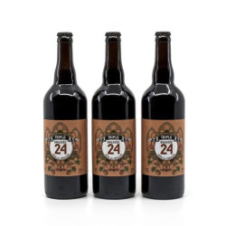 Pack de 3 Bières Brassée 24 Triple Brasserie Artisanale de Sarlat 75cl