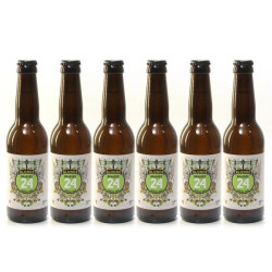 Pack de 6 Bières Brassée 24 Blondes Bio Brasserie Artisanale de Sarlat 33cl