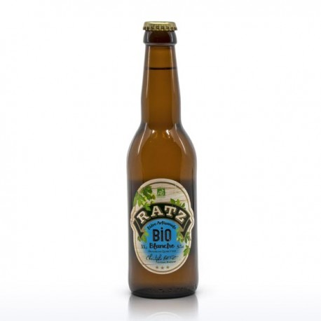 Bière blanche Bio artisanale du Quercy Brasserie Ratz 33cl