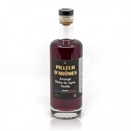 Rhum Arrangé Français Pêche de Vigne Vanille 33.9% 50cl - Cellier du  Périgord