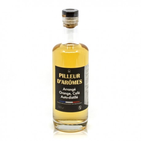 Rhum Arrangé Français Orange Café Auto Distillé 34.8% 50cl