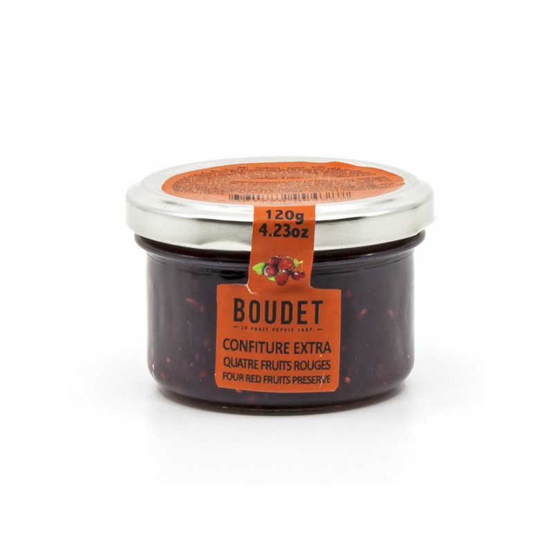Confiture Extra 4 Fruits Rouges 120g