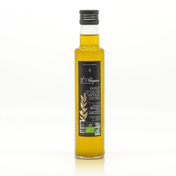 Huile d'Olive Vierge Extra BIO Française L'Arbequine 25cl