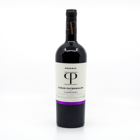 Casas Patronales Carmenere Reserva Chili Maule Vallée Rouge 2019 75cl